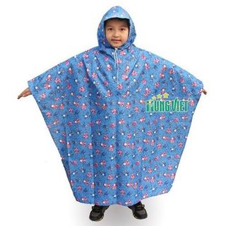 Áo Mưa Cánh Bướm Hoạt Hình Kích Thước Rộng Rãi Trẻ Em