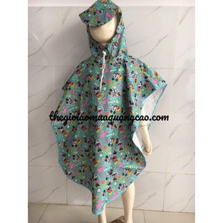 Áo Mưa Cánh Bướm Hoạt Hình Kích Thước Rộng Rãi Trẻ Em