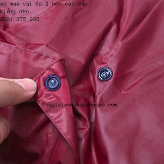 Áo Mưa Cánh Dơi 2 Đầu Vải Dù Siêu Dai Loại Trơn ( Giao Màu Ngẫu Nhiên )