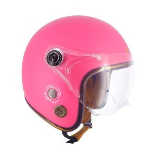 Mũ bảo hiểm SRT 3/4 Kính liền chống chói chống tia uv cao cấp_màu hồng