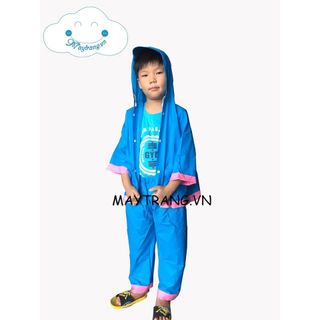 Áo Mưa Bộ Cho Bé Trai, Bé Gái (8-10T) Số 5 - Nhiều Màu
