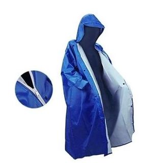 Áo mưa dây kéo vải dù tổ ong chống thấm (Đỏ Đô)