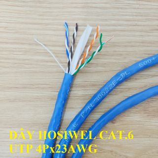 Cáp mạng LAN Hosiwell Cat.6E UTP 4 Pair x 23AWG giá sỉ