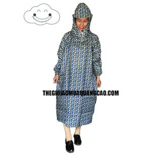 ÁO MƯA KÍN 2 BÊN VẢI DÙ HỌA TIẾT XINH XẮN DỄ THƯƠNG