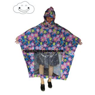 ÁO MƯA CÁNH DƠI VẢI DÙ CAO CẤP HÌNH CHỮ A, MÀU SẮC DỄ THƯƠNG (NGẪU NHIÊN)