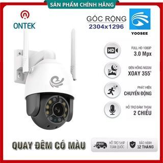 Camera yoosee PTZ 3.0MP quan sát ngoài trời - Chất lượng hình ảnh siêu net - Có đàm thoại 2 chiều giá sỉ