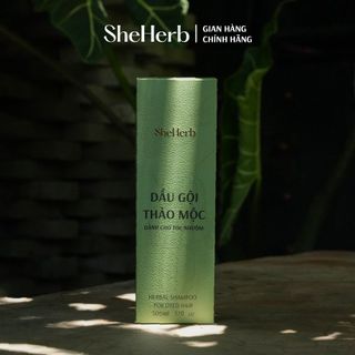 Dầu Gội Thảo Mộc Dành Cho Tóc Nhuộm Bồ Kết Thuần Chay She Herb Tóc Bồng Bềnh Chắc Khỏe 250ml - 500ml