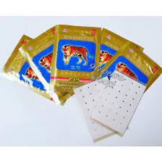 Miếng dán giảm đau, cao dán con hổ, 1 gói 4 miếng dán con cọp làm giảm đau xương khớp, bong gân
