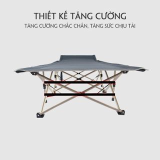 (Bảo Hành 1Năm) Giường gấp văn phòng đa năng, Ghế-Giường gấp gọn khung thép chắc chắn du lịch, đi viện, picnic, tắm biển