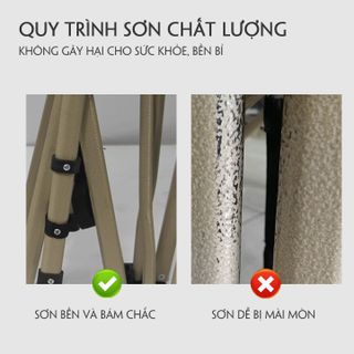 (Bảo Hành 1Năm) Giường gấp văn phòng đa năng, Ghế-Giường gấp gọn khung thép chắc chắn du lịch, đi viện, picnic, tắm biển
