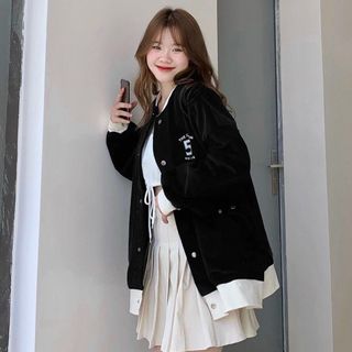 Áo khoác nhung tăm thêu 57 form dưới 70kg