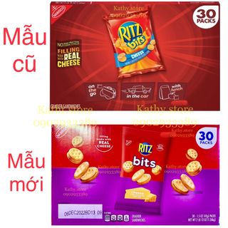 Bánh Ritz Bits Cheese mini phô mai Mỹ gói 42g giá sỉ