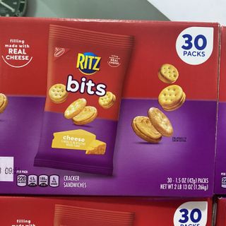Bánh Ritz Bits Cheese mini phô mai Mỹ gói 42g