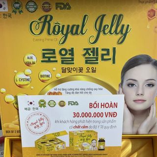 Viên uống hoa anh thảo, sữa ong chúa 1 hộp 2 lọ