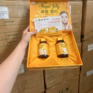 Viên uống hoa anh thảo, sữa ong chúa 1 hộp 2 lọ