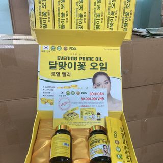 Viên uống hoa anh thảo, sữa ong chúa 1 hộp 2 lọ