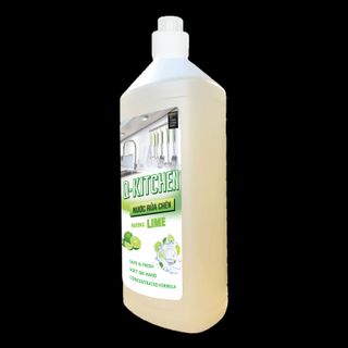 Nước rửa chén Q-KITCHEN hương chanh - chai 1L