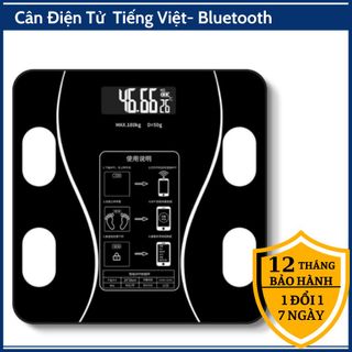 (Bảo Hành 6Tháng) Cân Điện Tử Kết Nối Bluetooth Đo Chỉ Số Sức Khỏe - Cân Điện Tử Mini Thông minh giá sỉ