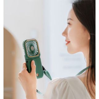 Quạt cầm tay mini kiêm sạc dự phòng- Kiểm tra hàng trước khi thanh toán, sẵn kho hà nội, sài gòn.