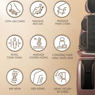 Ghế Massage Toàn Thân Hồng Ngoại - Ghế massage ô tô, văn phòng - Máy Matxa - Ghế Matxa