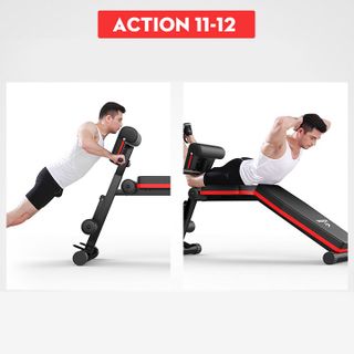Ghế Tập Tạ Đa Năng - Máy Tập Tạ, Tập Gym - Ghế Tập Gym Tại Nhà, Cơ Tay, Bắp Tay, Cơ Bụng
