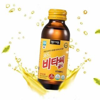 Nước Uống Bổ Sung 365X Vitamin C Gold Hàn Quốc (Hộp 10 chai x 100ml)