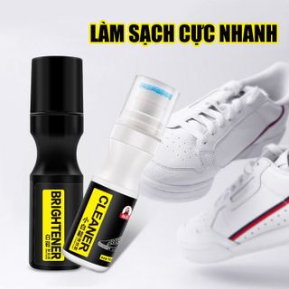 Chai vệ sinh làm sạch và tẩy ố giày Little White CLEANER và BRIGHTENER 100ml