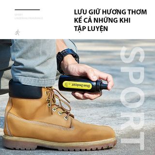 Xịt khử mùi giày dép Shoes Deodorant 100ml khử mùi mồ hôi chống oxy hóa - Doker Store