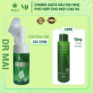 Sữa rửa mặt sạch sâu dịu nhẹ Dr. Mai