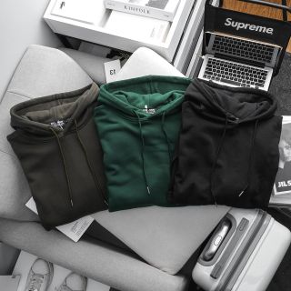 Áo khoác hoodie nam bigsize trơn 3 màu, trend sz 90 - 130kg