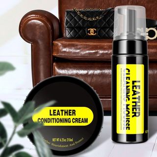 Bộ vệ sinh bảo dưỡng đồ da đa năng LEATHER CLEANING MOUSSE và LEATHER CONDITIONING CREAM giá sỉ