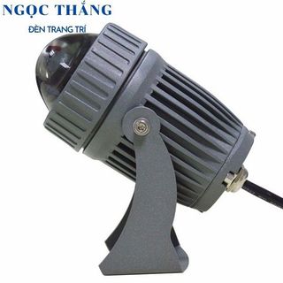 Đèn pha Led chiếu rọi cột ngoài trời trang trí Led 10W Đổi 7 màu DCT611C Ngọc Thắng
