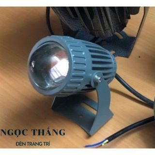 Đèn pha Led chiếu rọi cột ngoài trời trang trí Led 10W Đổi 7 màu DCT611C Ngọc Thắng