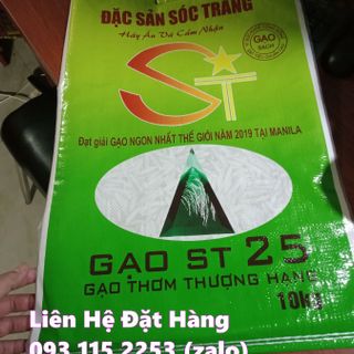 Chuyên cung cấp các loại bao đựng gạo có in các loại gạo
