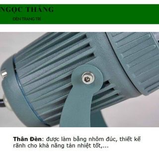 Đèn pha Led trang trí chiếu rọi cột ngoài trời Led 10W DCT611C Ngọc Thắng (Ánh sáng vàng)