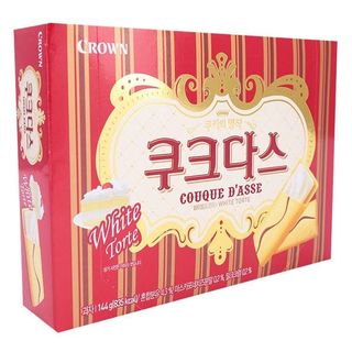 Bánh Ngọt  Couque Dase white Crown Hộp 128G giá sỉ