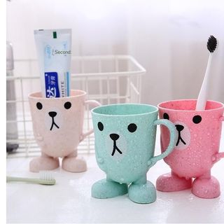 Ly đánh răng hình gấu lúa mạch ngộ nghĩnh
