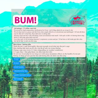 Gỗ Nén Hương BUM!