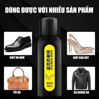 Xịt làm mềm gót giày SHOE STRETCH 100ml đa năng - Doker Store