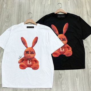 Áo Thun In Nam Nữ Form Unisex Thỏ Bad Rabbit TH02 - Hí