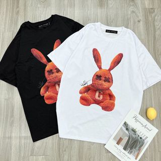 Áo Thun In Nam Nữ Form Unisex Thỏ Bad Rabbit TH02 - Hí