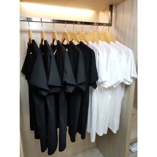 Áo Thun Trơn Nam Nữ Form Unisex Tay Lỡ TH01 - Hí
