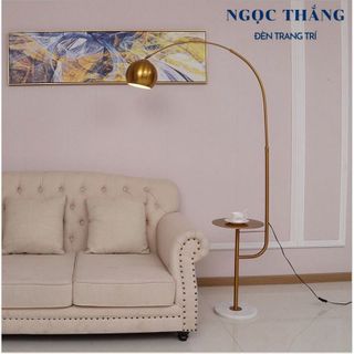 Đèn Cây Đứng Đọc Sách Trang Trí Phòng Khách Phòng Ngủ Cao Cấp DC701 Ngọc Thắng (Tặng kèm bóng Led Bulb 12W ánh sáng vàng