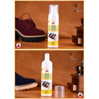 Xịt tạo bọt vệ sinh giày da lộn Suede & Nubuck Foam Dry Cleaning Agent 200ml