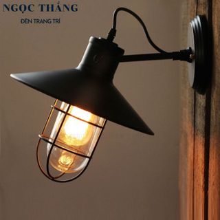 Đèn treo tường ốp tường trang trí phòng ngủ cầu thang quán cà phê E27 220V GTCN96 Ngọc Thắng (Tặng bóng Led Edison 4w)