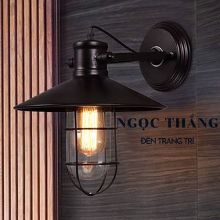 Đèn treo tường ốp tường trang trí phòng ngủ cầu thang quán cà phê E27 220V GTCN96 Ngọc Thắng (Tặng bóng Led Edison 4w)