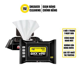 Khăn lau giày Quick Wipes vệ sinh giày sneaker không cần giặt 30 khăn giá sỉ