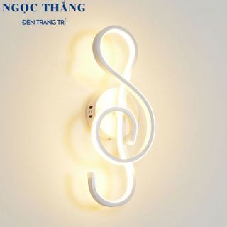 Đèn led treo tường gắn tường trang trí trong nhà cầu thang Led 3 chế độ màu 220V 22W GT376 Ngọc Thắng (Kèm remote)