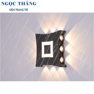 Đèn Led hắt tường treo tường gắn tường trang trí trong nhà ngoài trời 12 bóng Led 14W 220V VNT046B Ngọc Thắng