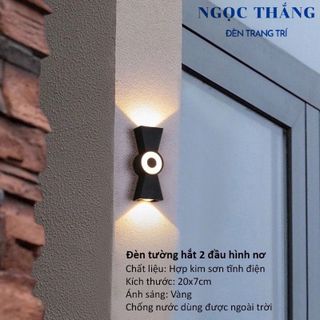 Đèn Led treo tường hắt tường trang trí ngoài trời trong nhà Led 10W 220V VNT6000 Ngọc Thắng
